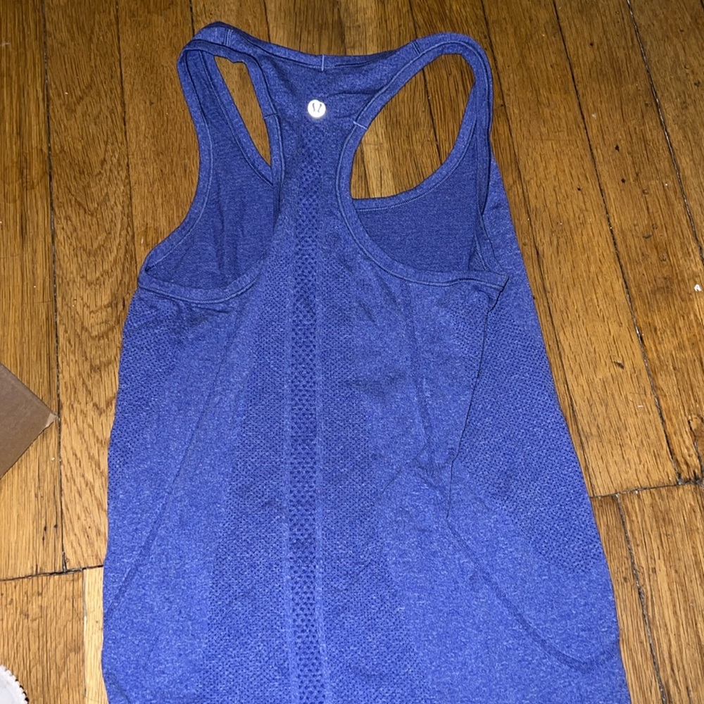 Lululemon blue swiftly tech racerback tank top